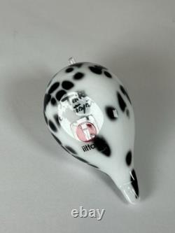 Ensemble de 3 oiseaux Iittala / Nuutajärvi par Oiva Toikka, petit roitelet huppé (Pikku Hippi)
