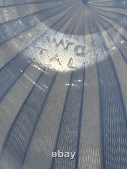 Fazzoletto vintage de Murano bleu, signé original, valeur estimée autour de 400 £