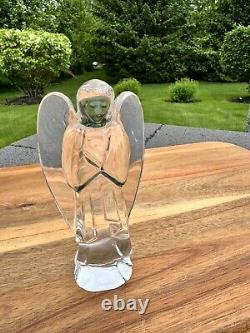 Figurine d'ange en cristal Baccarat vintage 6 France en excellent état