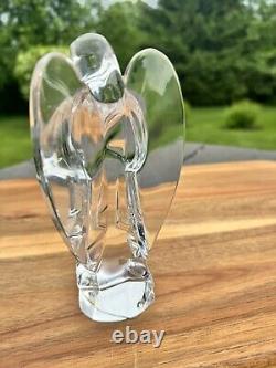 Figurine d'ange en cristal Baccarat vintage 6 France en excellent état