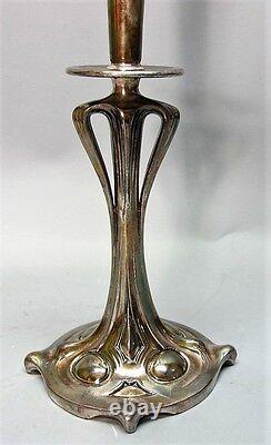 Fine 19 Art Nouveau Bohemia Art Verre Trompette Vase, Probablement Loetz C. 1910