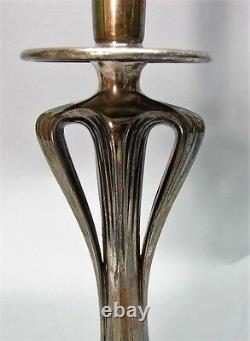 Fine 19 Art Nouveau Bohemia Art Verre Trompette Vase, Probablement Loetz C. 1910