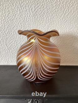 Freiherr Von Poschinger Verre d'art irisé. C. 1970