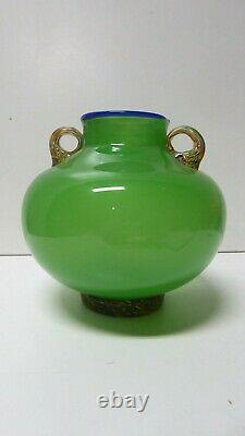 Gabriella Bisetto Urn Vase Retro MID Century Australian Art Glass Artist Studio