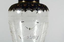 Gebruder Feix Persan Émail Bohemian Art Glass Vase C. 1900 Rare