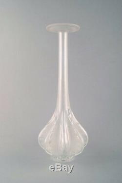 Grand Art Déco Lalique Vase En Verre D'art. France