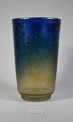 Grand Loetz Papillon Vase En Verre D'art Circa 1930