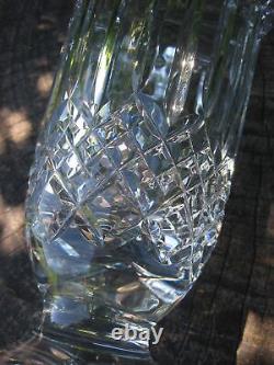 Grande Vase En Verre De Cristal Waterford Heritage Starburst (déclassé) 30,5 CM