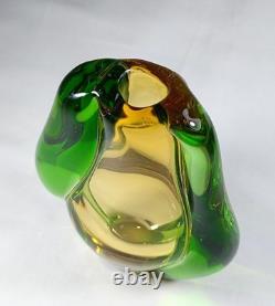 Hana Machovska Sculpture en Verre d'Art Tchèque Vase Bud