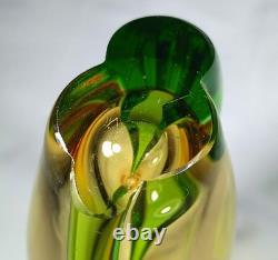 Hana Machovska Sculpture en Verre d'Art Tchèque Vase Bud
