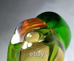 Hana Machovska Sculpture en Verre d'Art Tchèque Vase Bud