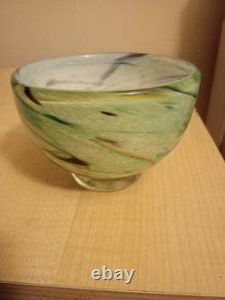 Heikki Orvola C. 1992 Verre d’art de studio signé sur la base. Pièce magnifique