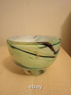 Heikki Orvola C. 1992 Verre d’art de studio signé sur la base. Pièce magnifique