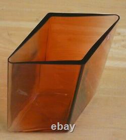 Iittala Finlande R & E Bouroullec Cranberry Glass Ruutu Vase (bnib)