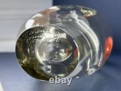 Jaakko Niemi J Niemi Nuutajarvi Notsjo 57 (1957) – Vase en verre d’art signé
