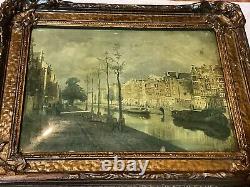 Karel Klinkenberg 1852-1924 Peinture à l'huile Impressionniste néerlandais Amsterdam