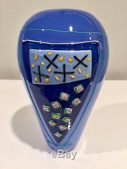 Kliszewski Art Glass Vase Shard Par Bob & Laurie Kliss De Californie