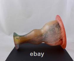 Kosta Boda Art Glass Vase de 10 pouces signé par Kjell Engman, état neuf