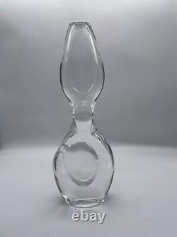 Kosta Vicke Lindstrand Orchidia Orchid Glass Vase 1950s MID Century Suedish