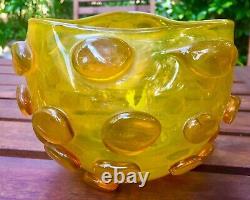 MID Century Blenko Art Vase En Verre 1959 Wayne Husted