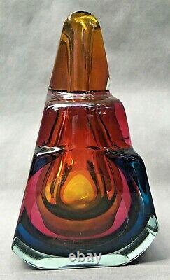MID Century Tom Mclaughlin Studio Vase En Verre D'art