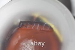 Magnifique vase en verre artistique multicouche signé Essie Zareh de 17 pouces soufflé à la main Baijab