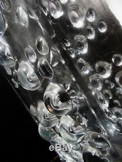 Milieu Du Xxe Siècle Cristal Wmf Erich Jachmann Op Art Bulles Lg Vase Hollywood Regency