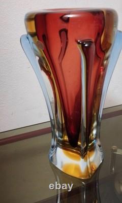 Murano Flavio Poli Vase époustouflant 2900k