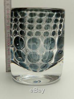 Orrefors Schweden Ariel Glas Vase Ingeborg Lundin Verre Art Scandinave