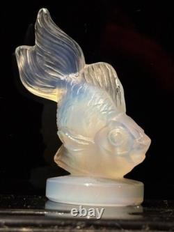 Paire de poissons en verre opalescent Sabino, Queue de Voile, Poisson Mouleck