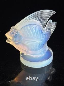 Paire de poissons en verre opalescent Sabino, Queue de Voile, Poisson Mouleck