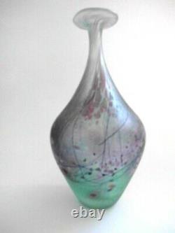 Peter Layton British Studio Vase En Verre D'art