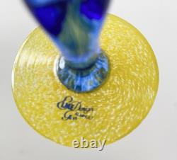 RARES 7 verres à cordial vintage soufflés à la main Kjell Jordhan Elme Almhult Suède