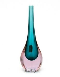 Rare 1960 Murano Cenedese Antonio Da Ros Alexandrite Art Glass Vase Freeform