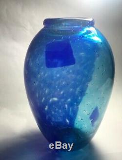 Rare Dino Martens Murano Glass Art Vase Withinternal Décoration Vintage Italienne