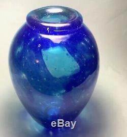 Rare Dino Martens Murano Glass Art Vase Withinternal Décoration Vintage Italienne