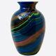 Rare Vase En Verre De Murano Marmored Cru Missoni Art 80 Verre Parfait État