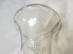 Rare vase en verre taillé Art Nouveau de Ludwig Moser 30