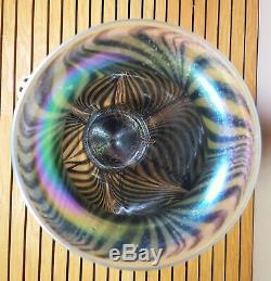 République Tchèque Soufflé À La Bouche Art Glass Vase-monnaie