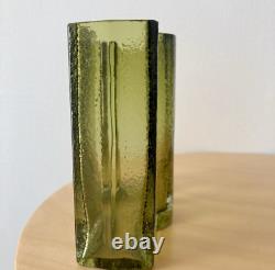 Riihimaen Lasi Railo1970 Art Finnish Glass Vase Finlande Nanny Still Design