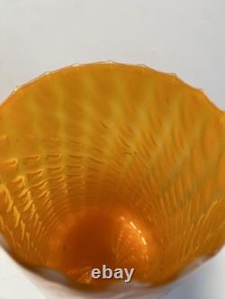 STELVIA Empoli Verre Orange Opalescent des Années 1960