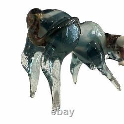 Sculpture en verre d'art Murano VTG Taureau Taurus attribué au MCM 10