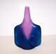 Signé Art Glass Fish Vase Par Mdina Michael Harris Original Années 1980