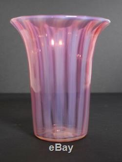 Steuben Art Glass Vase Oriental Aux Pavots