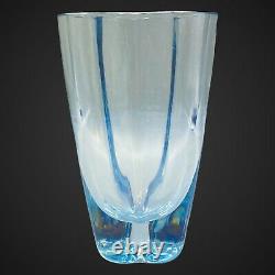 Stromberg Swedish Art Glass Crystal MID Century Modern Vase Strombergshyttan