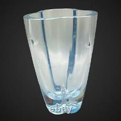 Stromberg Swedish Art Glass Crystal MID Century Modern Vase Strombergshyttan