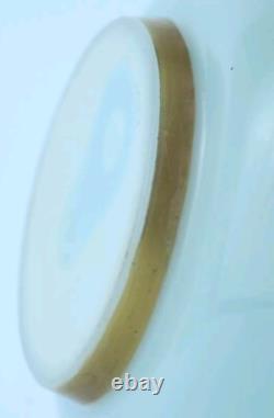 Thomas Webb, vase en verre artistique décoré de dorure. Possiblement Jules Barbie