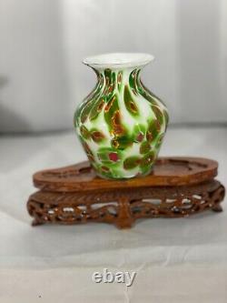 Un Rare Vase Millefiori / Millefleur De Murano Italie