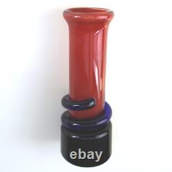 Un vase en verre artistique de studio Art Déco vintage de bonne qualité, C. 20e siècle