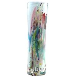 Un vase en verre d'art de studio de design art déco vintage de super qualité, C. 20ème siècle